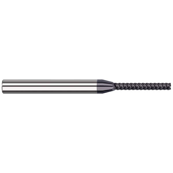 End Mill for Medium Alloy Steels - Square, 0.0150" (1/64), Length of Cut: 1/8"